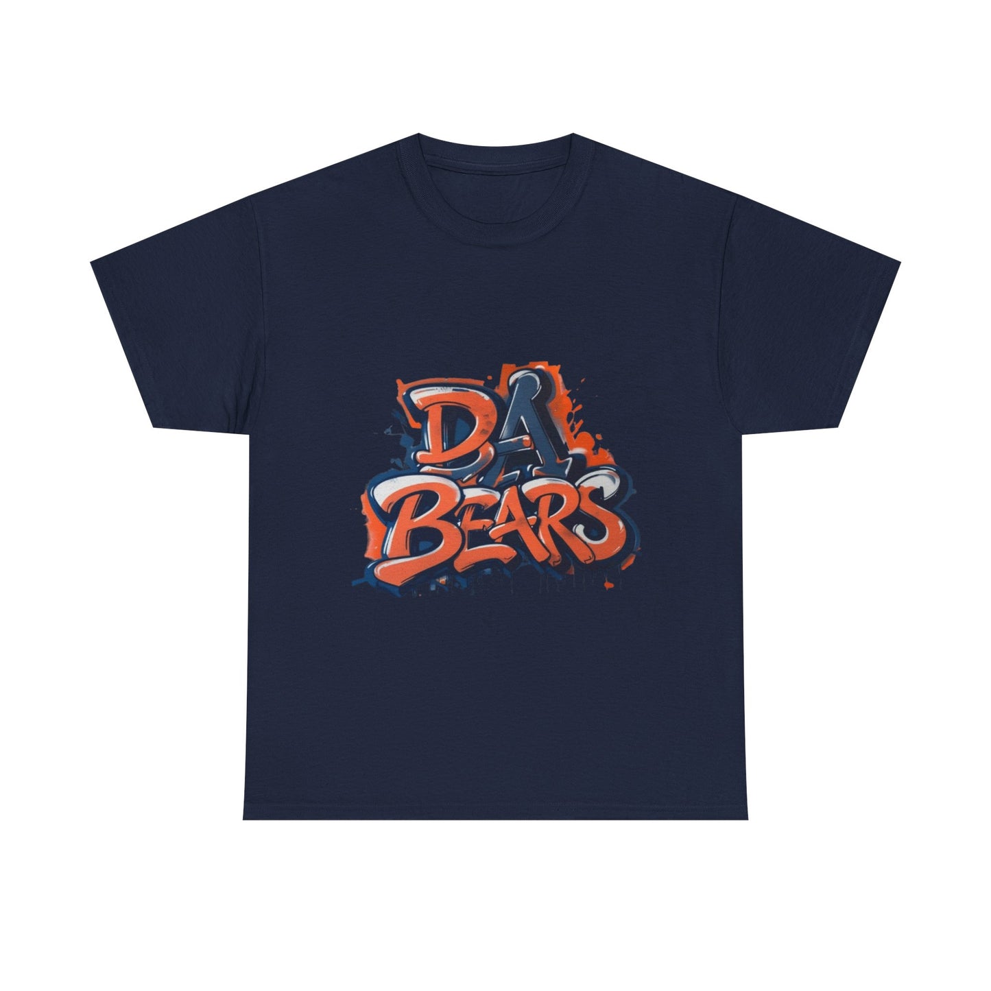 DA BEARS Unisex Heavy Cotton Tee | Casual Vibe, Perfect for Game Day, Sports Fans, Streetwear, Gifts, Summer Wear