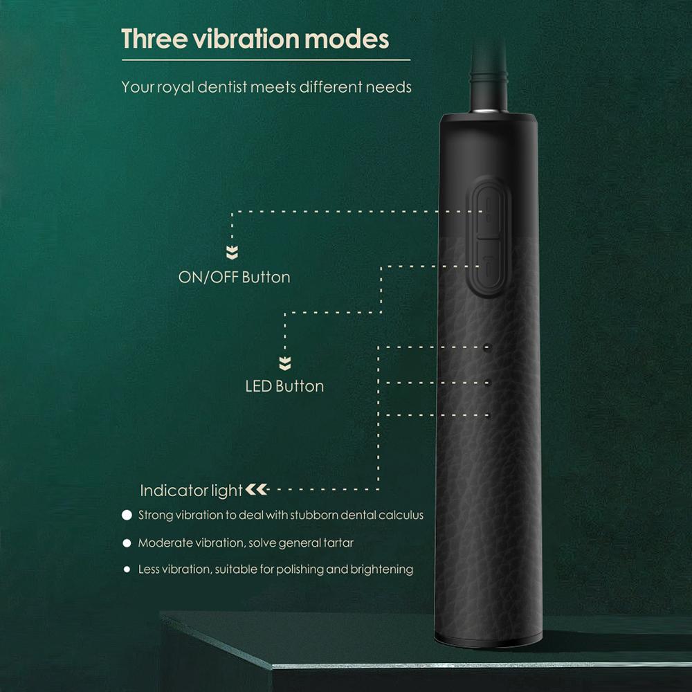 3‑in‑1 Ultrasonic Tooth & Gum Scaler