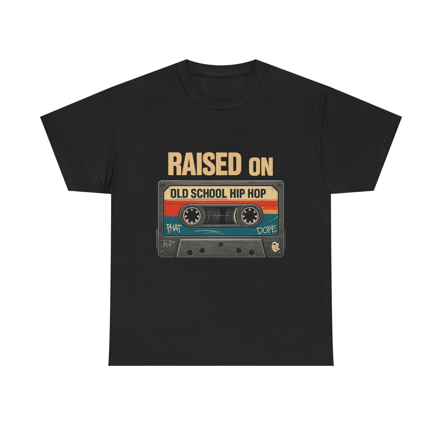 Retro Hip Hop T-Shirt | Raised on Old School Vibe, Unisex Tee, Vintage Music Shirt, Hip Hop Lover Gift, Casual Streetwear