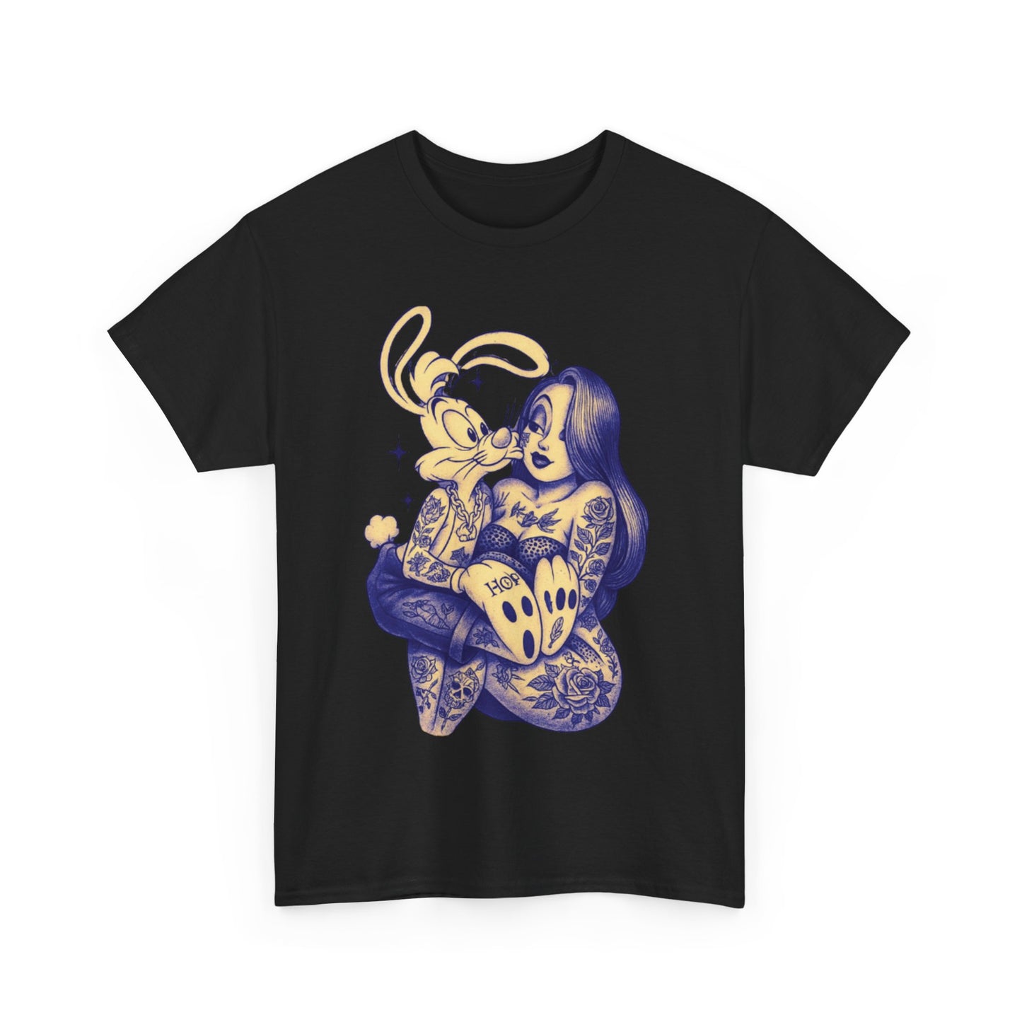 ROGER AND HIS RUCA Unisex Tee, Graphic Tee, Gift for Tattoo Lovers, Casual Wear, Streetwear, Trendy T-Shirt