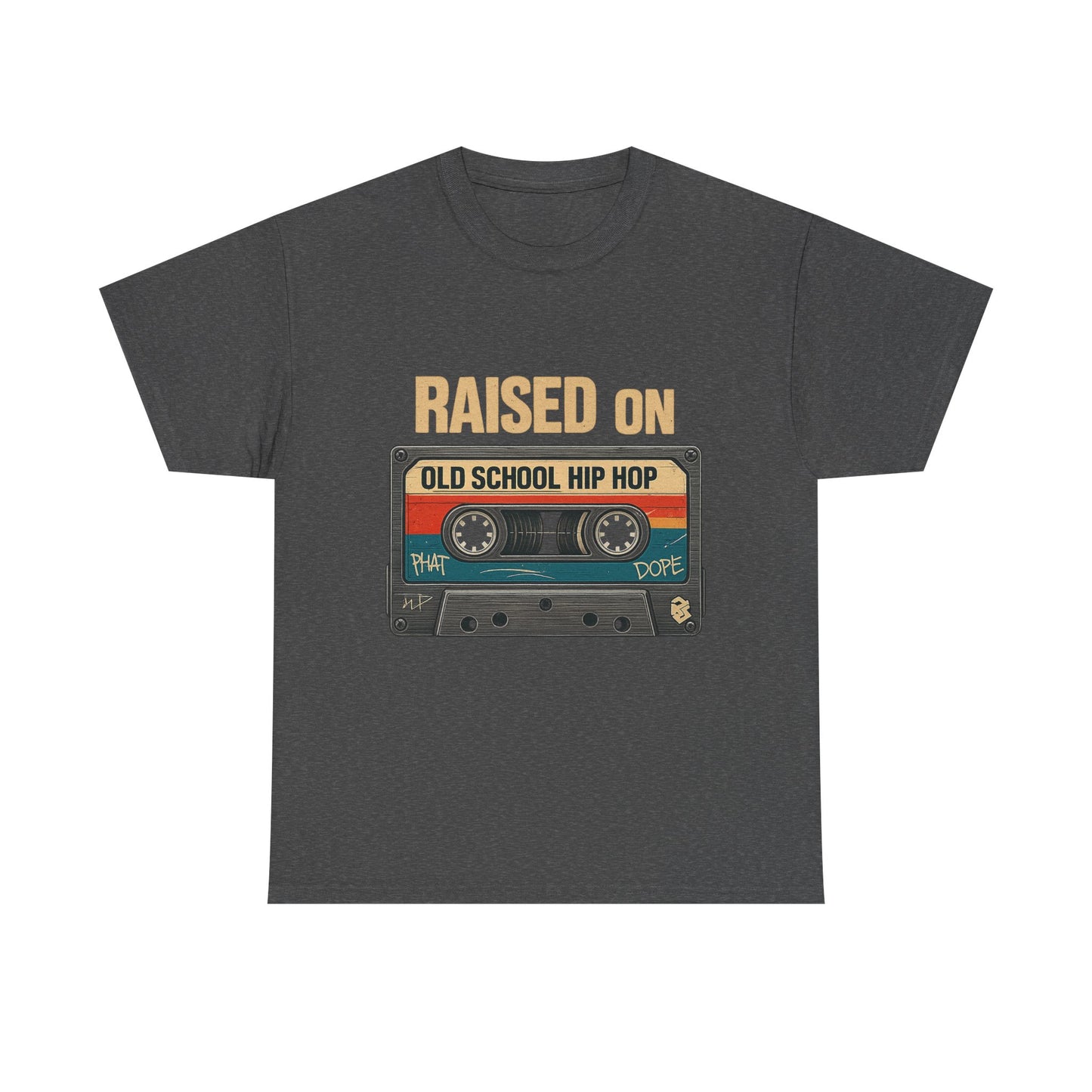 Retro Hip Hop T-Shirt | Raised on Old School Vibe, Unisex Tee, Vintage Music Shirt, Hip Hop Lover Gift, Casual Streetwear