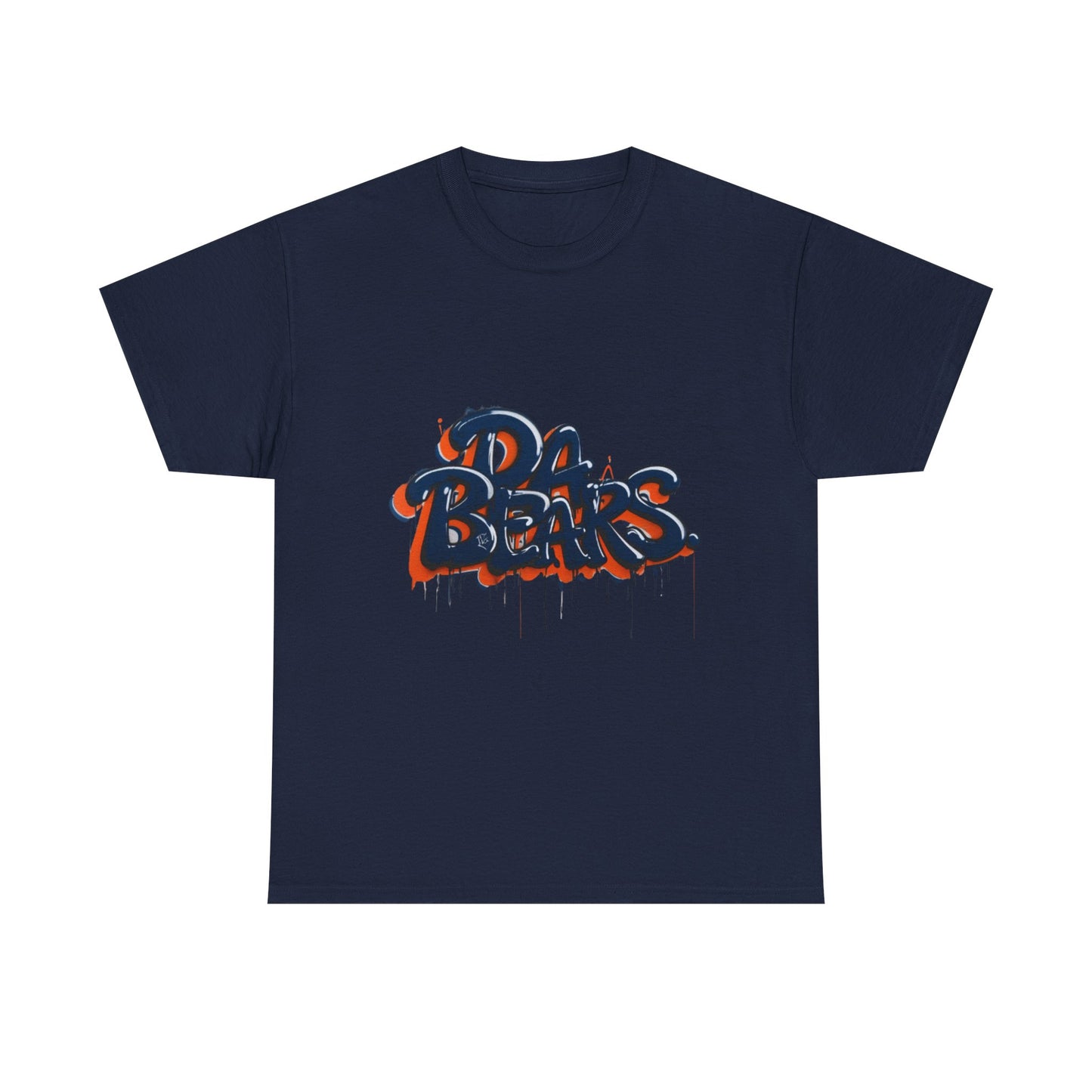DA BEARS Hip Hop Graffiti Tee for Music Lovers, Streetwear, Graphic T-Shirt, Unisex Heavy Cotton Tee