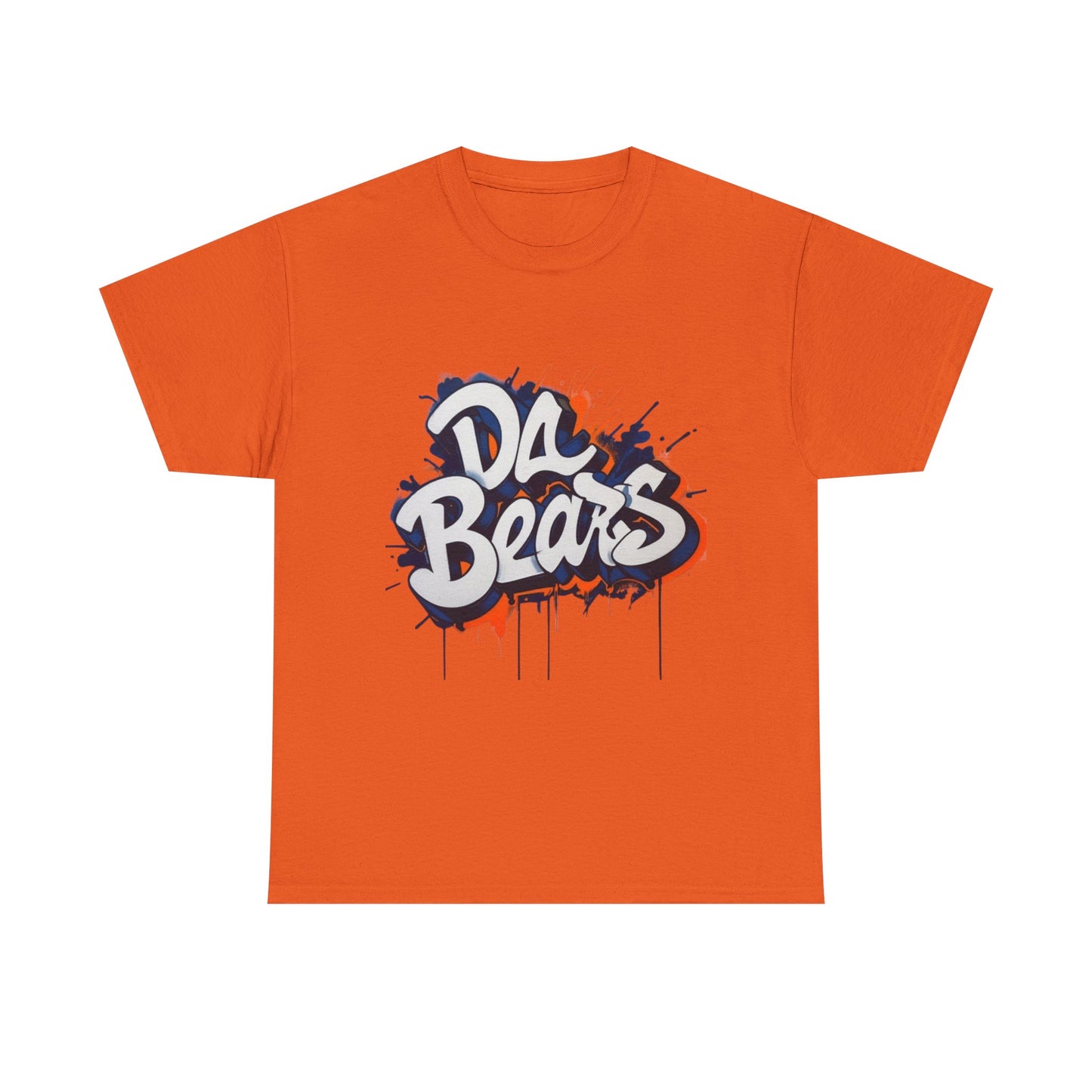 Da Bears Unisex Heavy Cotton Tee - Casual Streetwear, Graphic Tee, Gift for Sports Fans, Birthday Apparel, Comfortable Everyday Wear