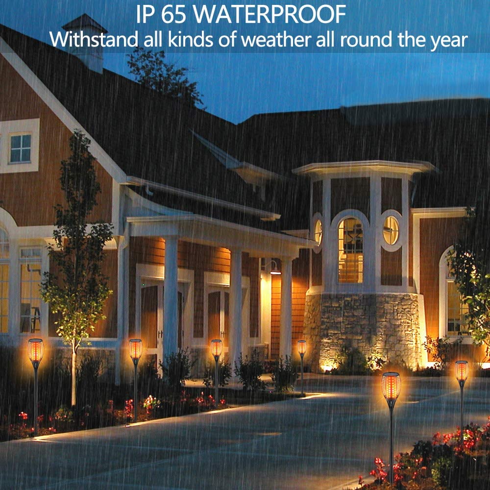Waterproof Outdoor Lighting with Flickering Effect