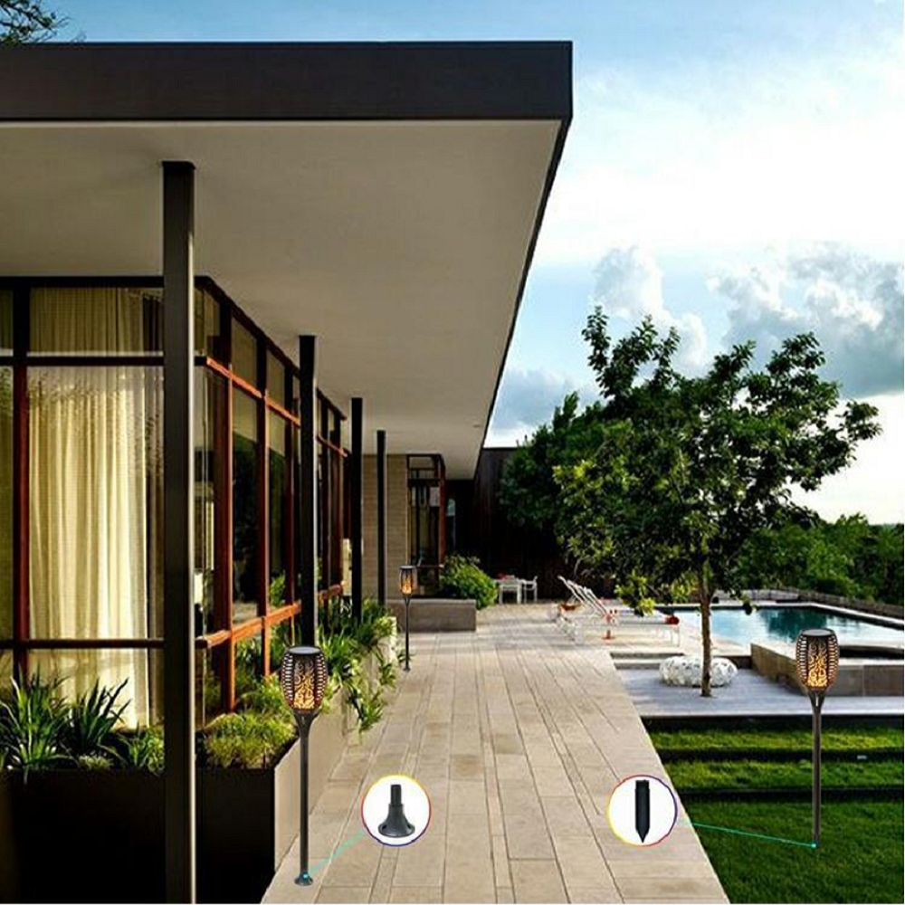 Waterproof Outdoor Lighting with Flickering Effect