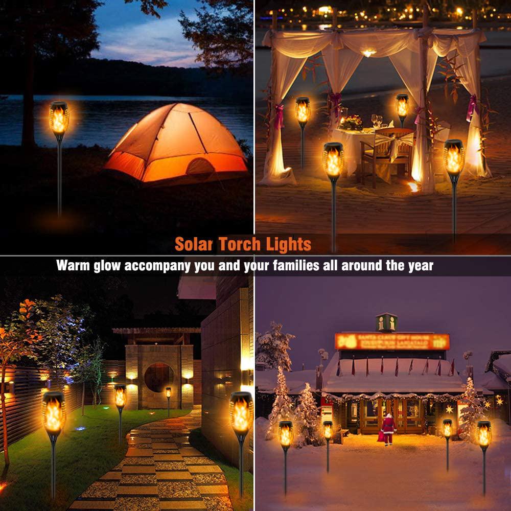 Waterproof Outdoor Lighting with Flickering Effect