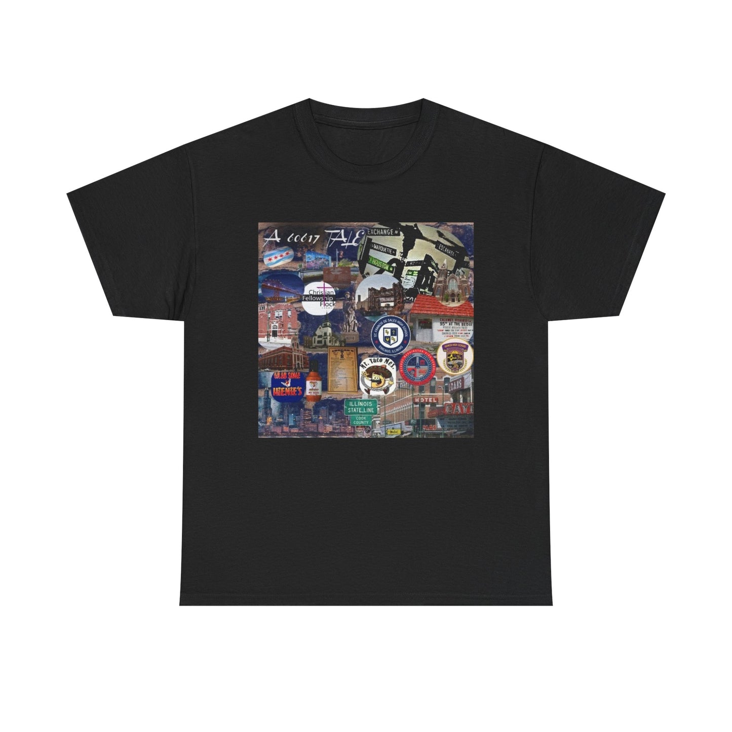 (UPDATE) South Chicago Tribute Shirt.... Retro Vibes Unisex Heavy Cotton Tee, Casual Graphic T-Shirt, Vintage Style Apparel, Everyday Wear, Unique Gift Idea