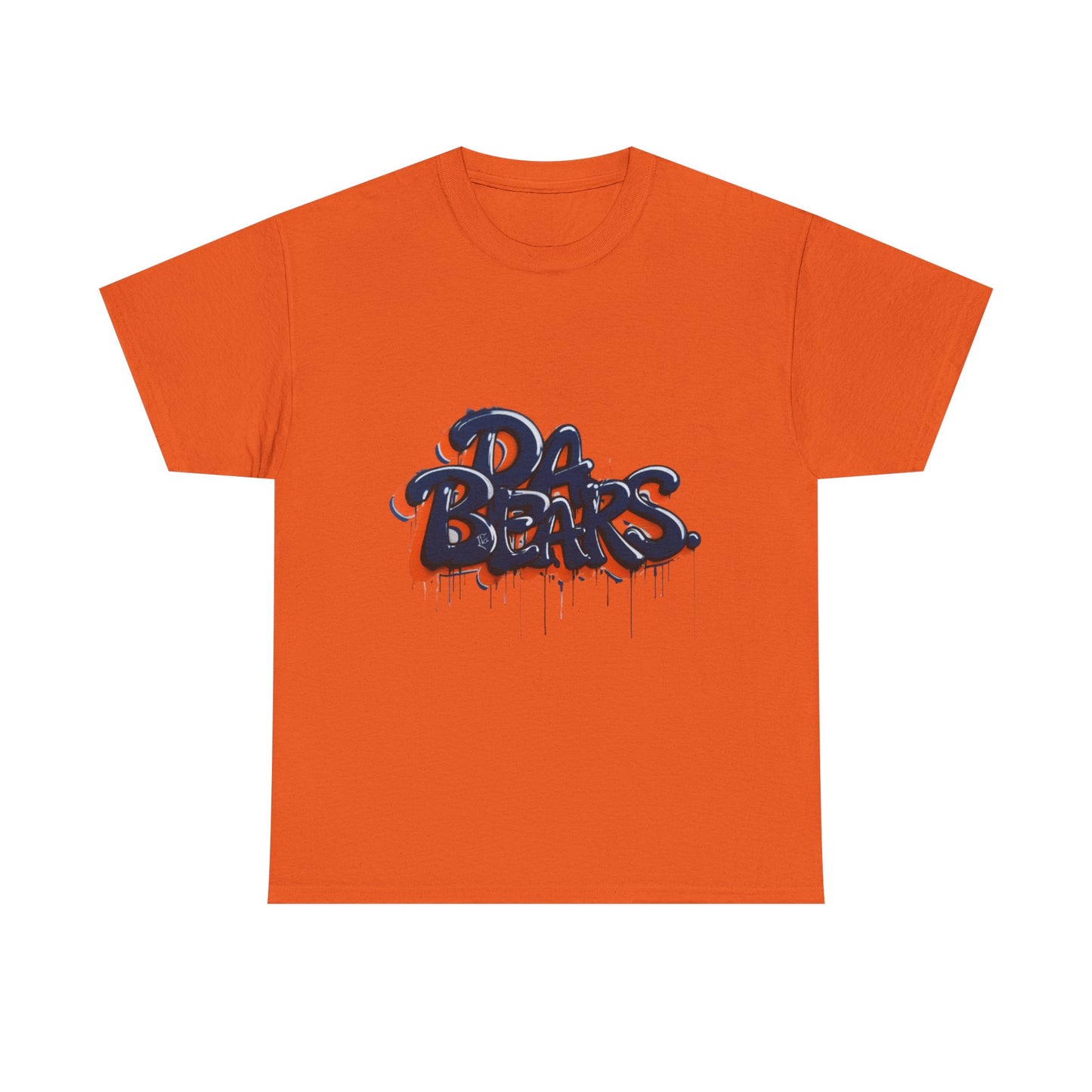 DA BEARS Hip Hop Graffiti Tee for Music Lovers, Streetwear, Graphic T-Shirt, Unisex Heavy Cotton Tee
