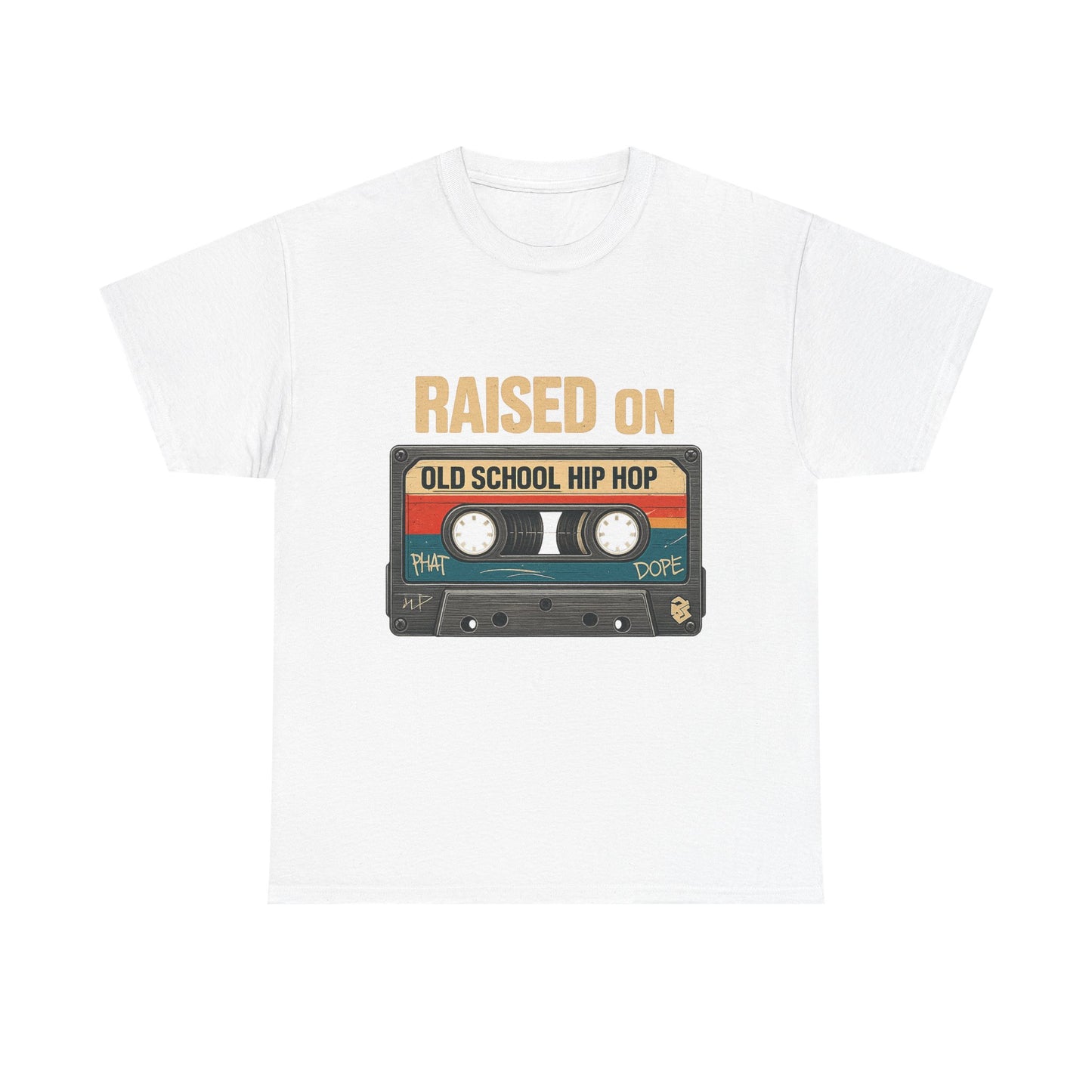 Retro Hip Hop T-Shirt | Raised on Old School Vibe, Unisex Tee, Vintage Music Shirt, Hip Hop Lover Gift, Casual Streetwear