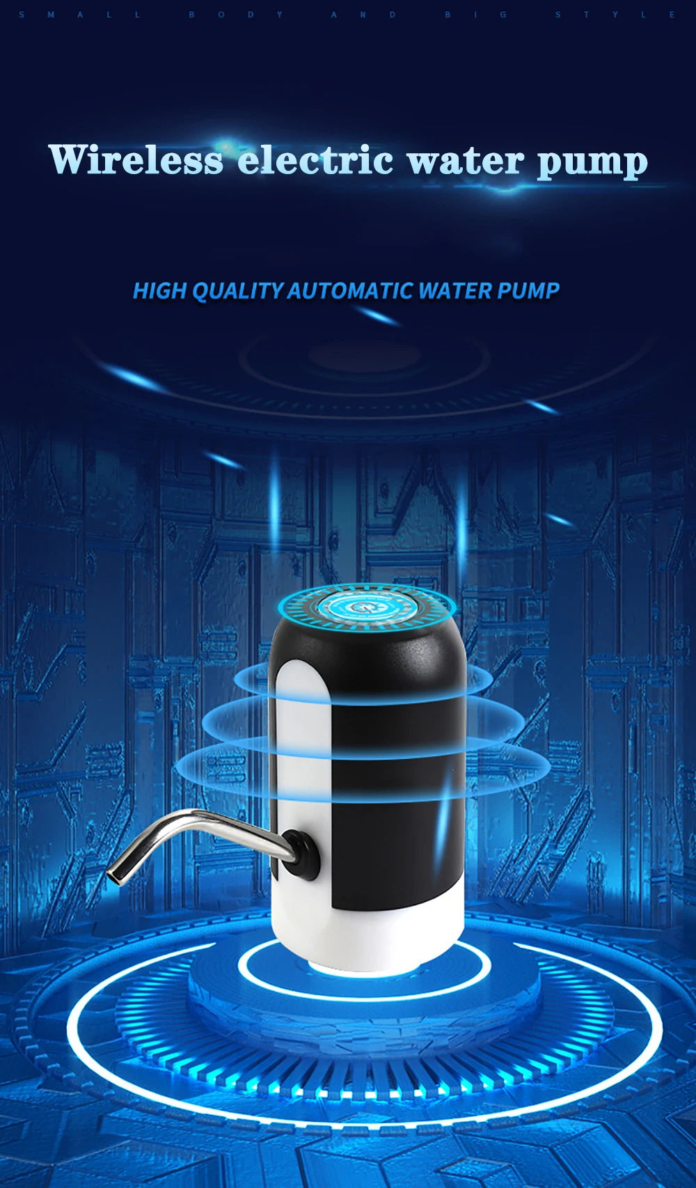 USB Rechargeable Electric Water Dispenser Pump