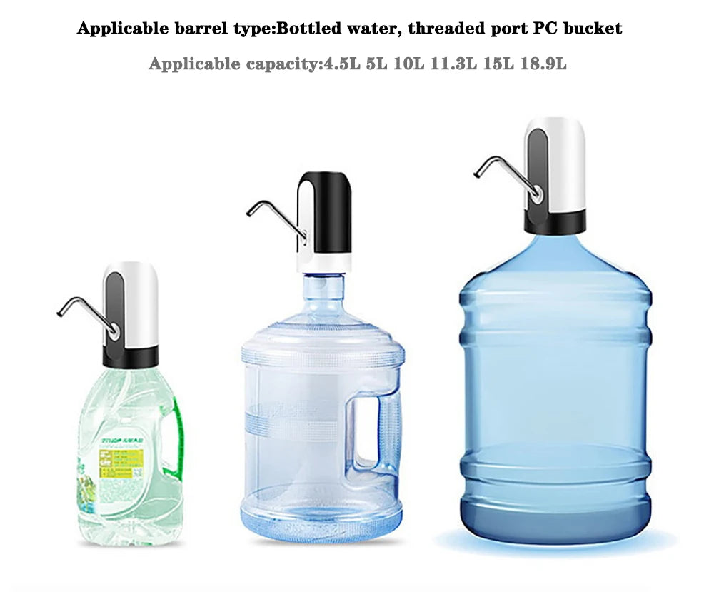 USB Rechargeable Electric Water Dispenser Pump