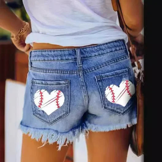Women’s Ripped Vintage Denim Shorts