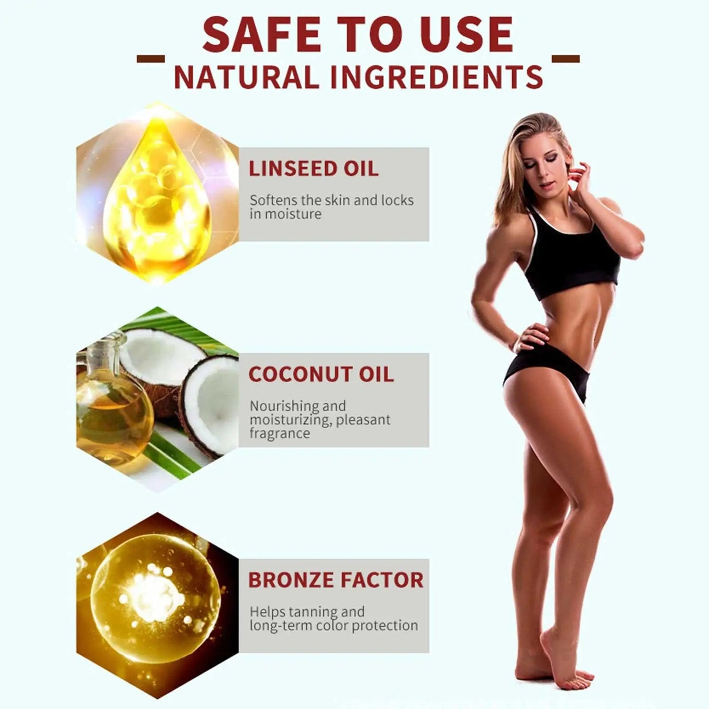 Tanning Body Oil & Bronzer