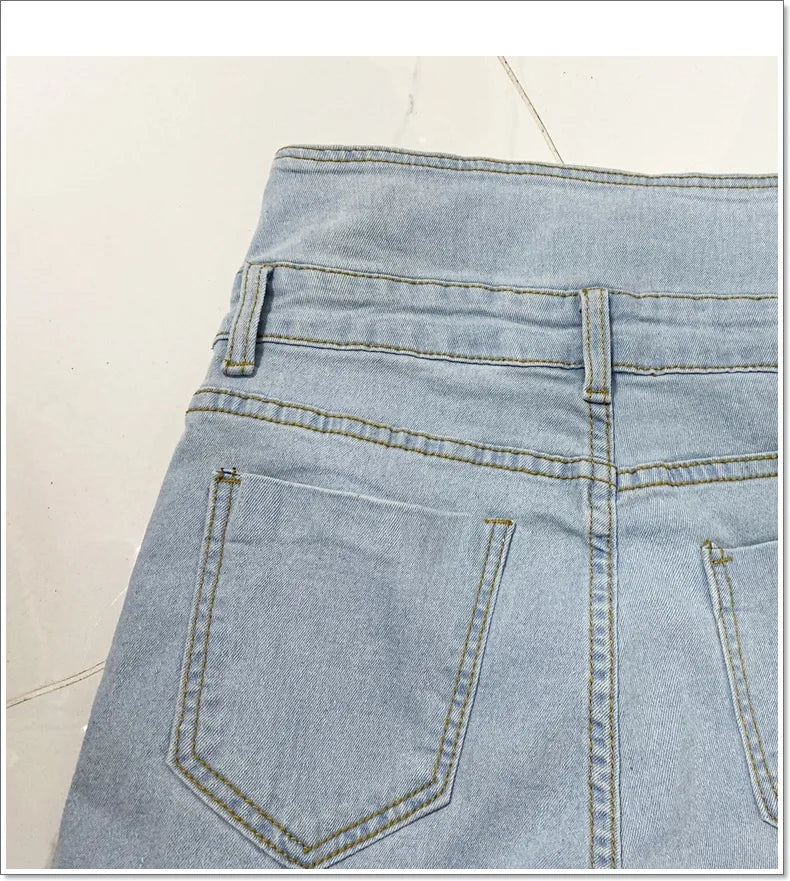 Women’s High Waist Pencil Denim Pants