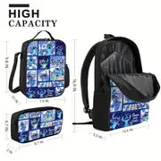 Disney Stitch 3-Piece Backpack Set