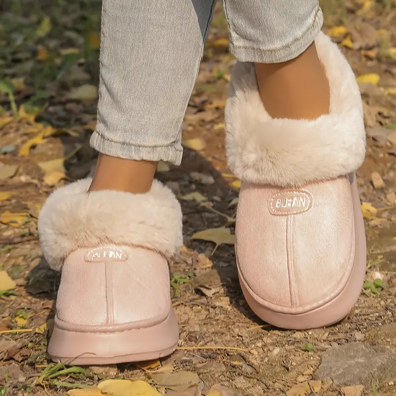 Women’s Warm Short Boots – Anti-Slip Thick Sole Comfort