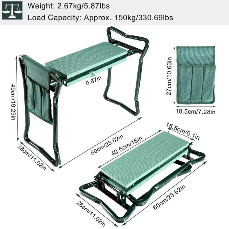 Foldable Garden Kneeler & Seat