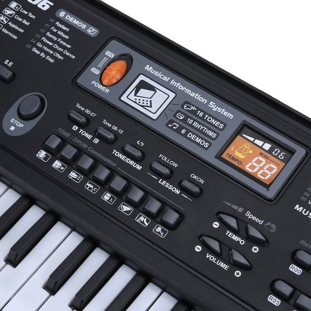 Portable 37‑Key Musical Keyboard Piano for Kids