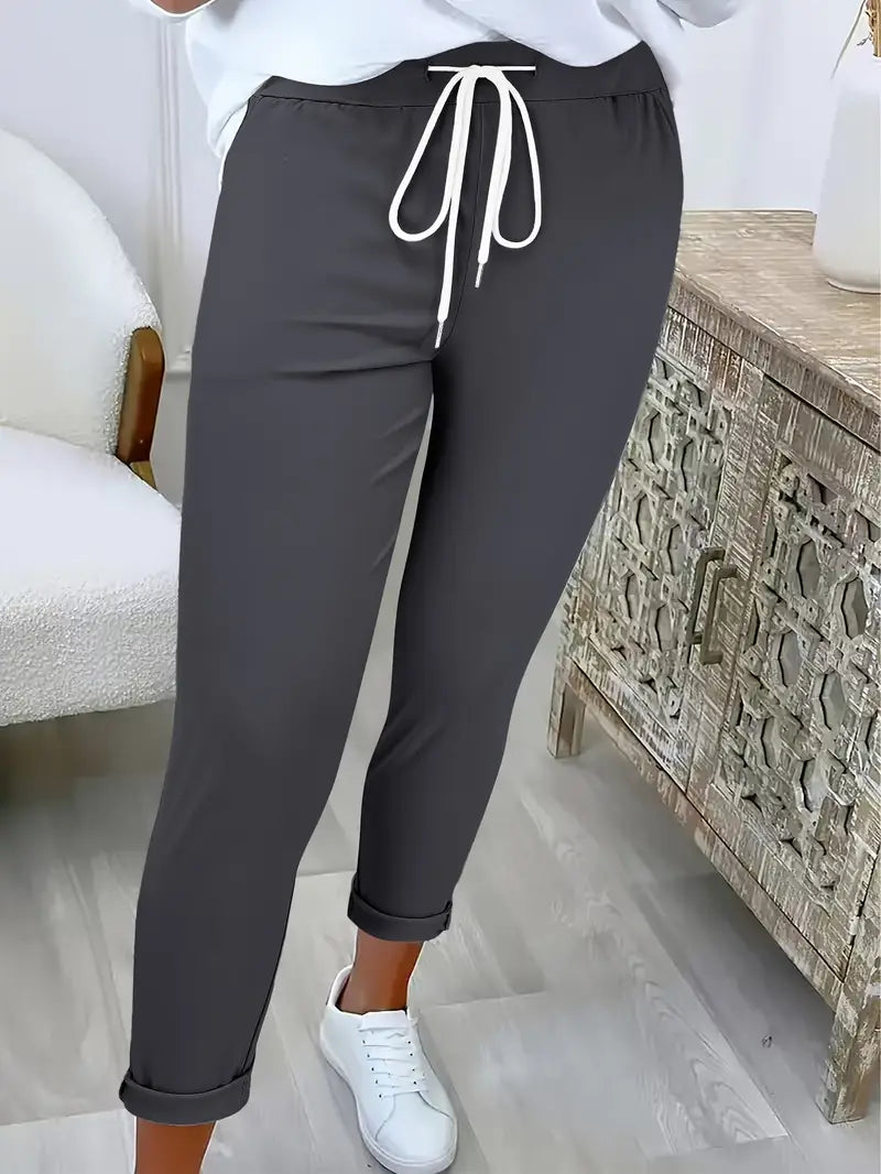 Women’s Stylish Casual Drawstring Pants – Everyday Comfort