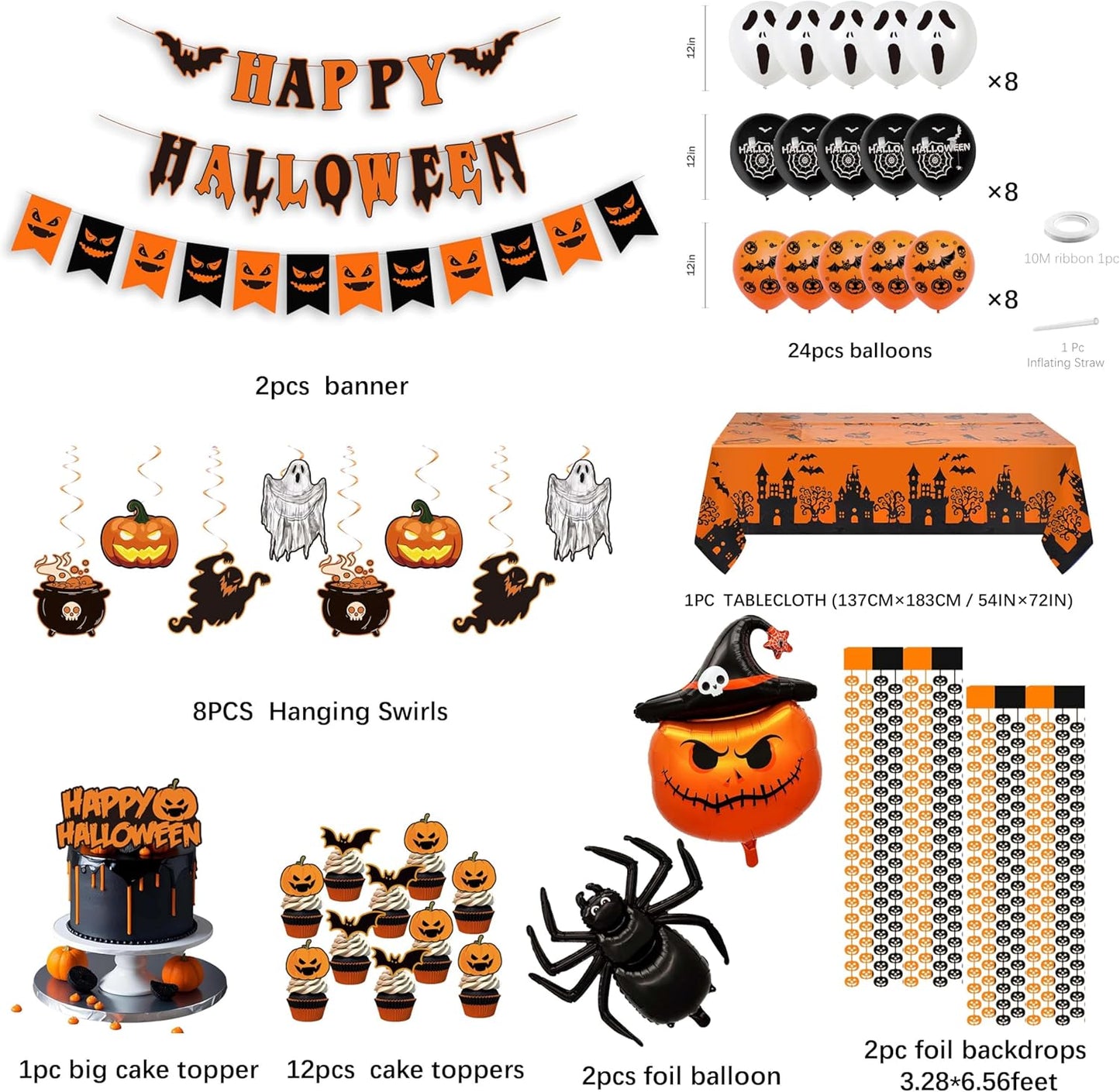 Halloween Party Decorations Set