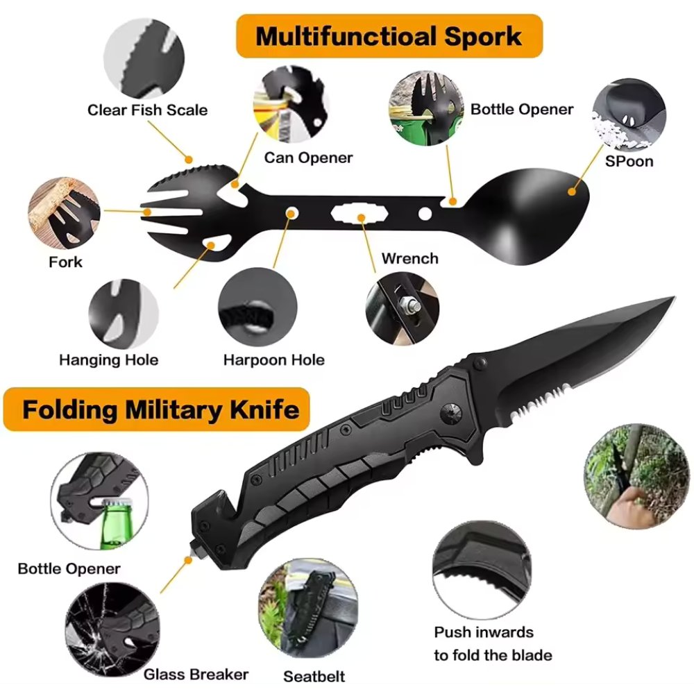 31-in-1 Outdoor Survival Gear Kit