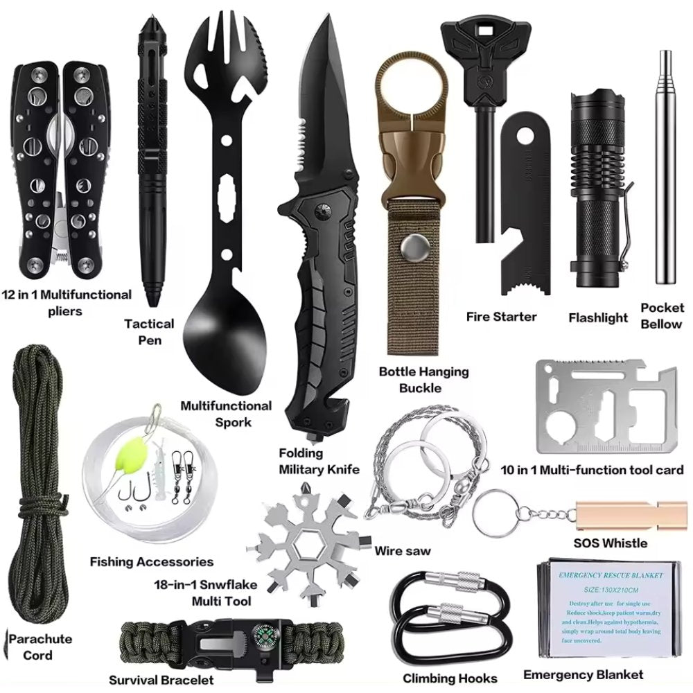 31-in-1 Outdoor Survival Gear Kit