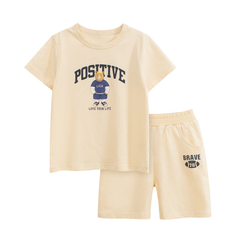 Cartoon T-Shirt and Shorts Outfit