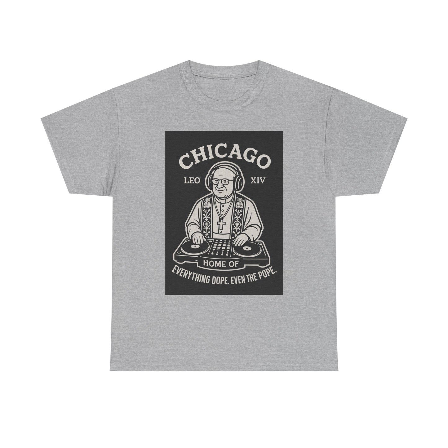 The Dope Pope Chicago Unisex Heavy Cotton Tee