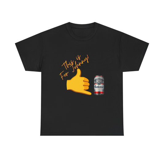 Dedicated to John Rivera Vibes Unisex Tee, Casual Cotton Shirt, Summer Party Apparel, Gift for Friends, Beverage Lover T-Shirt, Trendy Graphic Tee