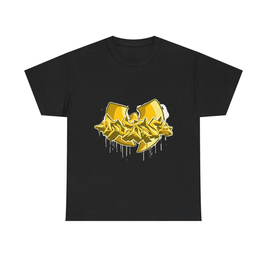 Wu-Tang Inspired Unisex Heavy Cotton Tee, Hip Hop Apparel, Music Lover Gift, Streetwear Fashion, Casual Wear, Graphic Tee
