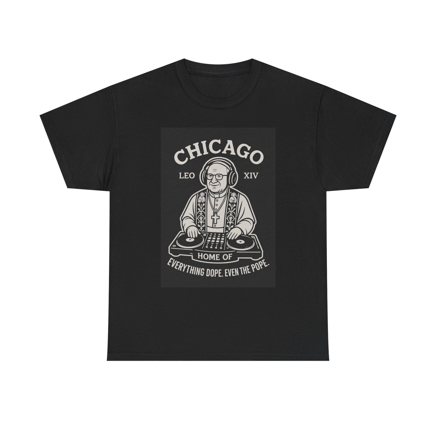 The Dope Pope Chicago Unisex Heavy Cotton Tee