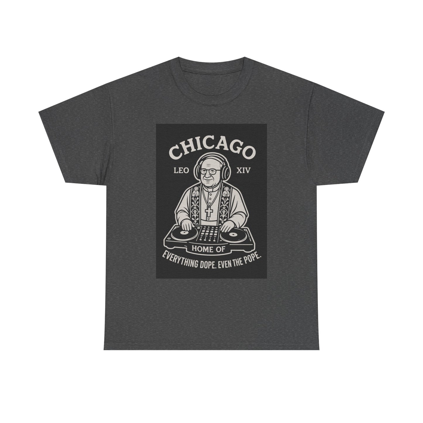 The Dope Pope Chicago Unisex Heavy Cotton Tee