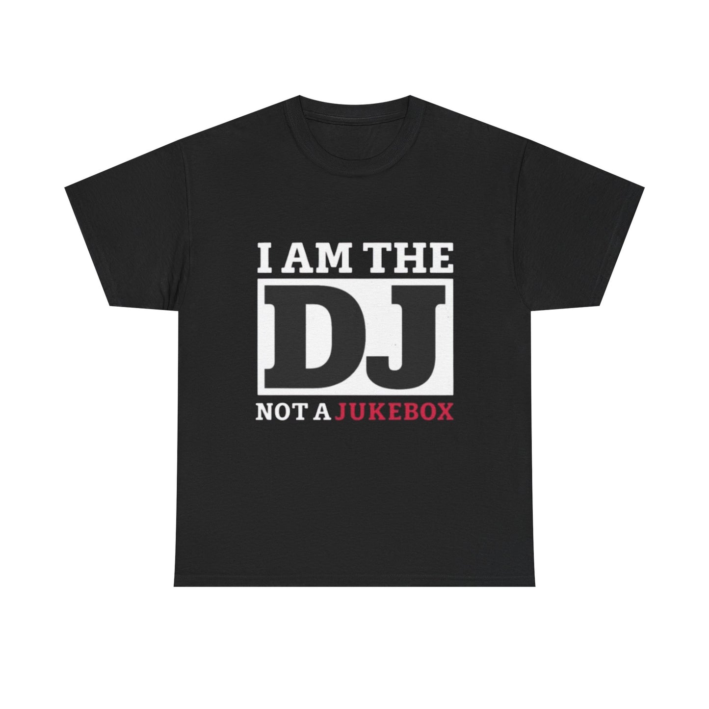 DJ Jukebox Unisex Heavy Cotton Tee - Perfect for Music Lovers, Festivals, Concerts, Casual Wear, Gift Ideas