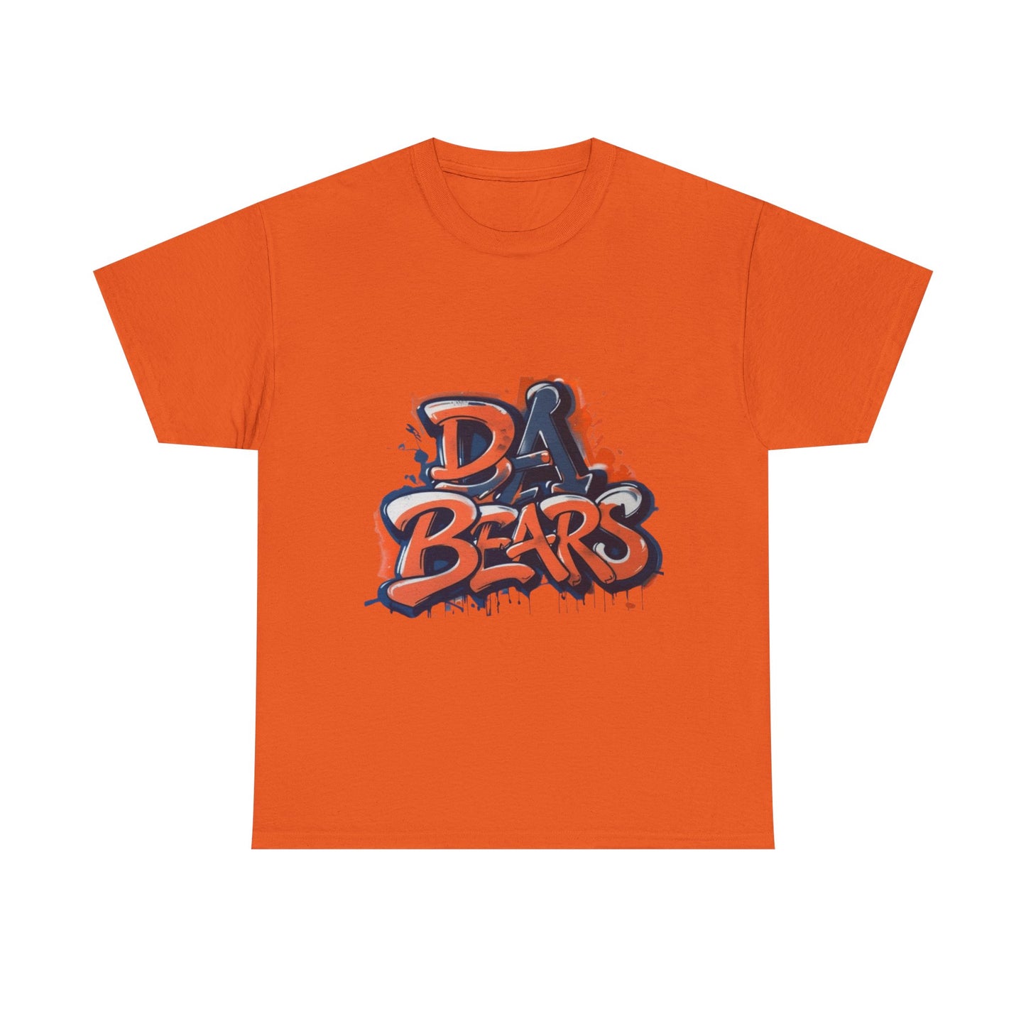 DA BEARS Unisex Heavy Cotton Tee | Casual Vibe, Perfect for Game Day, Sports Fans, Streetwear, Gifts, Summer Wear