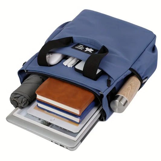 Unisex Polyester Laptop & Tablet Shoulder Bag (Fits 14-Inch Notebook)