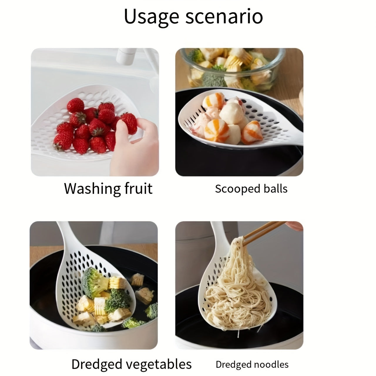 Versatile Kitchen Skimmer Spoon