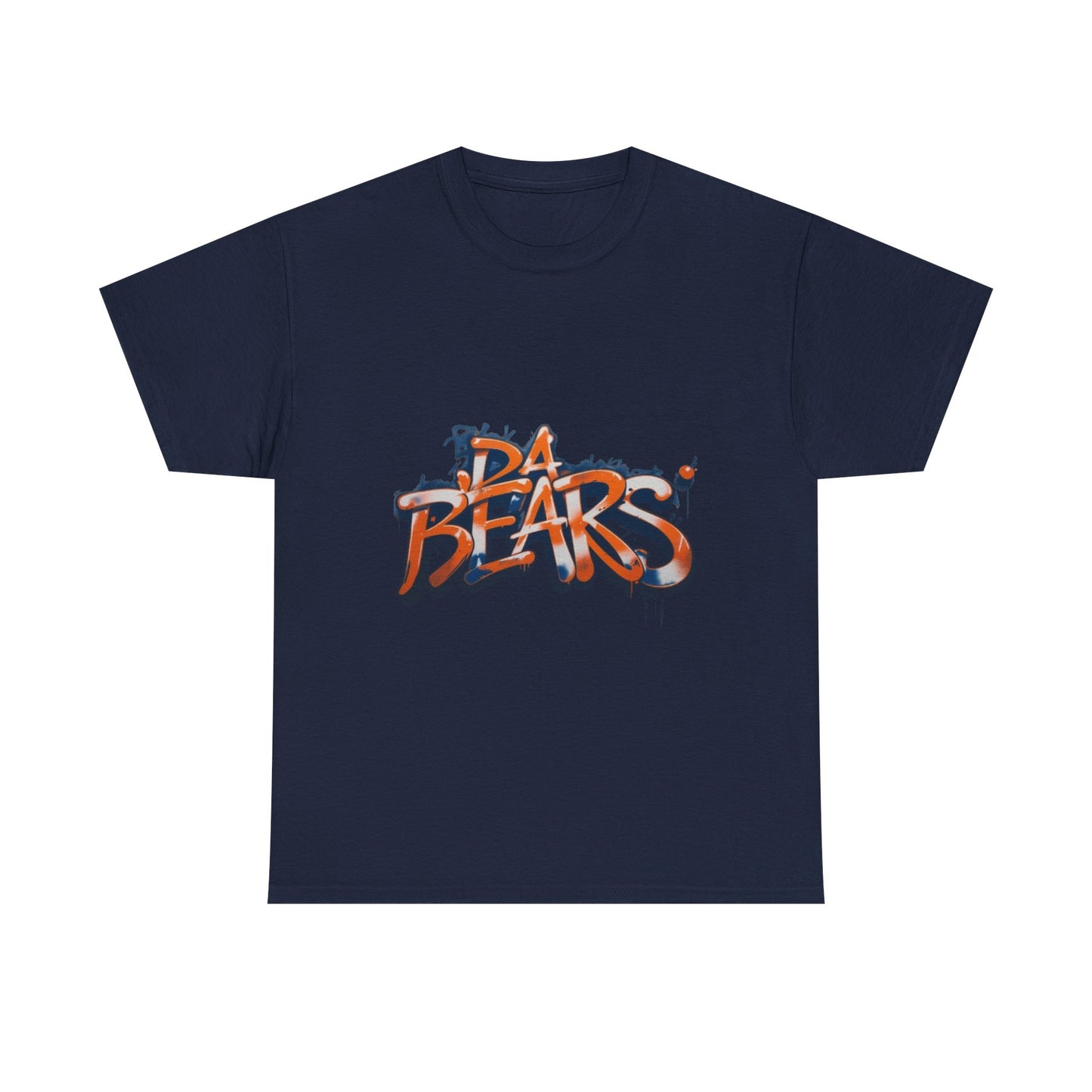 DA BEARS Urban Graffiti Unisex Heavy Cotton Tee | Graphic Tee, Streetwear, Cool Casual Wear, Gift for Trendsetters, Everyday Style