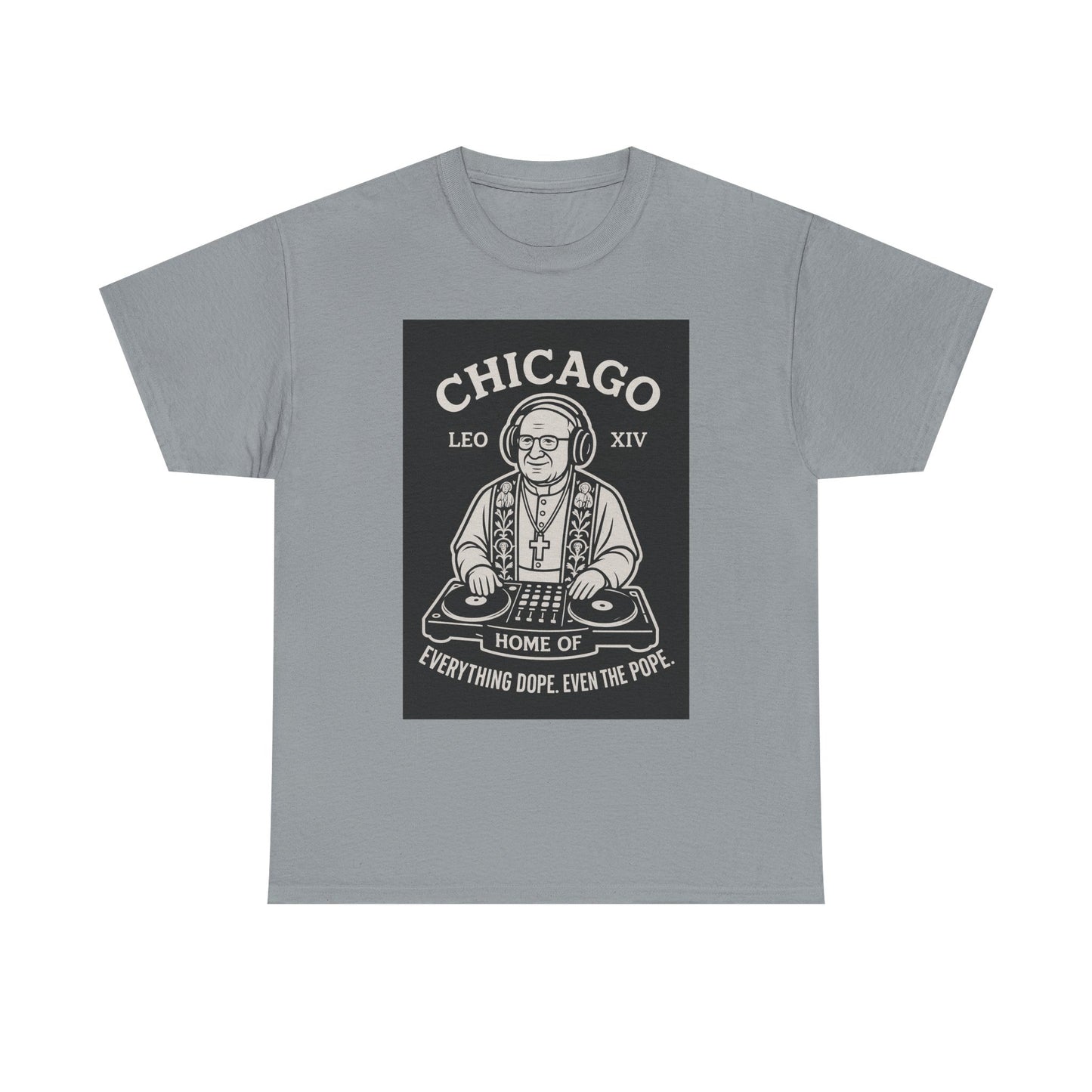 The Dope Pope Chicago Unisex Heavy Cotton Tee