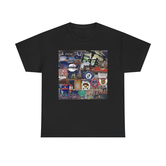 (UPDATE) South Chicago Tribute Shirt.... Retro Vibes Unisex Heavy Cotton Tee, Casual Graphic T-Shirt, Vintage Style Apparel, Everyday Wear, Unique Gift Idea