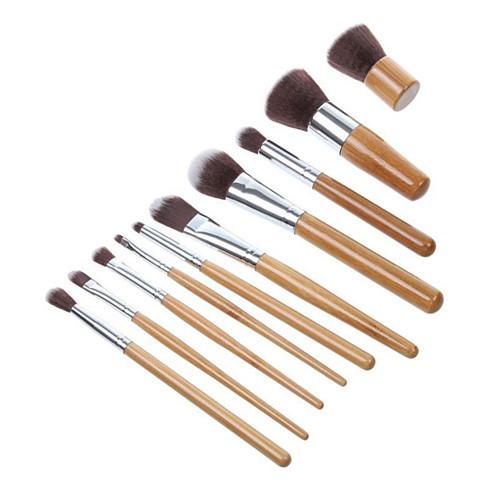 Bamboo Makeup Brush Set