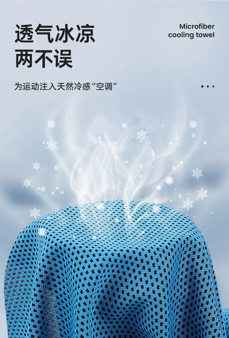 Cooling Sports Towel with Silicone Case