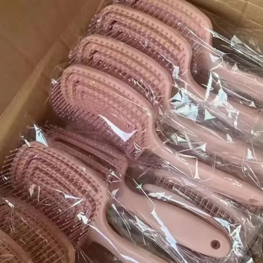 Pink Scalp Massage Hairbrush