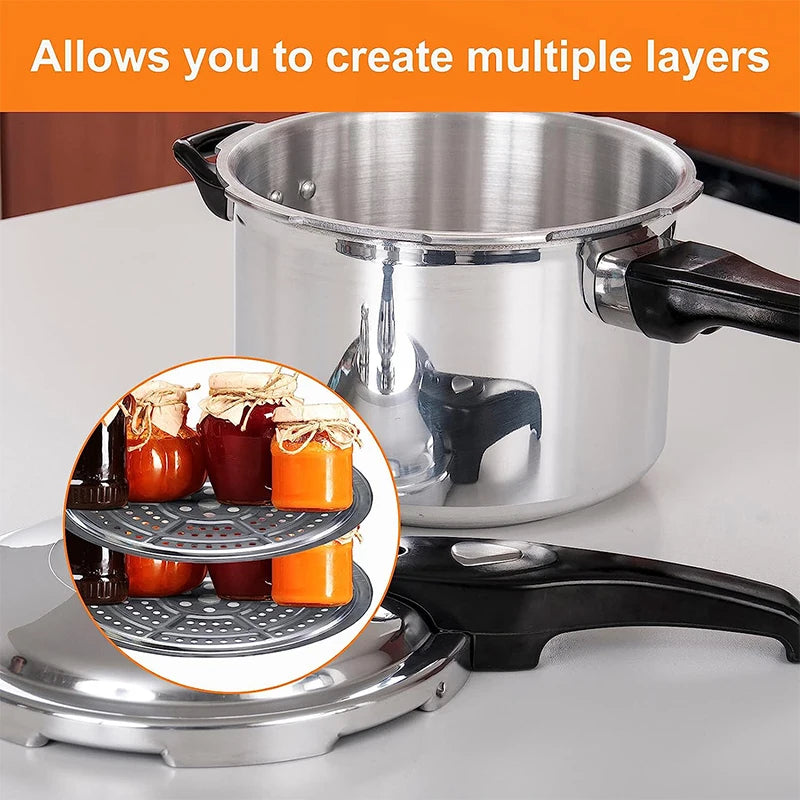 Stainless Steel Pressure Canning Rack (18cm–26cm)