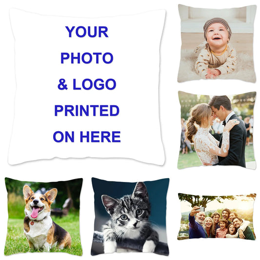 Custom Moment Pillow – Personalized Photo Cushion Cover for Home & Gifting