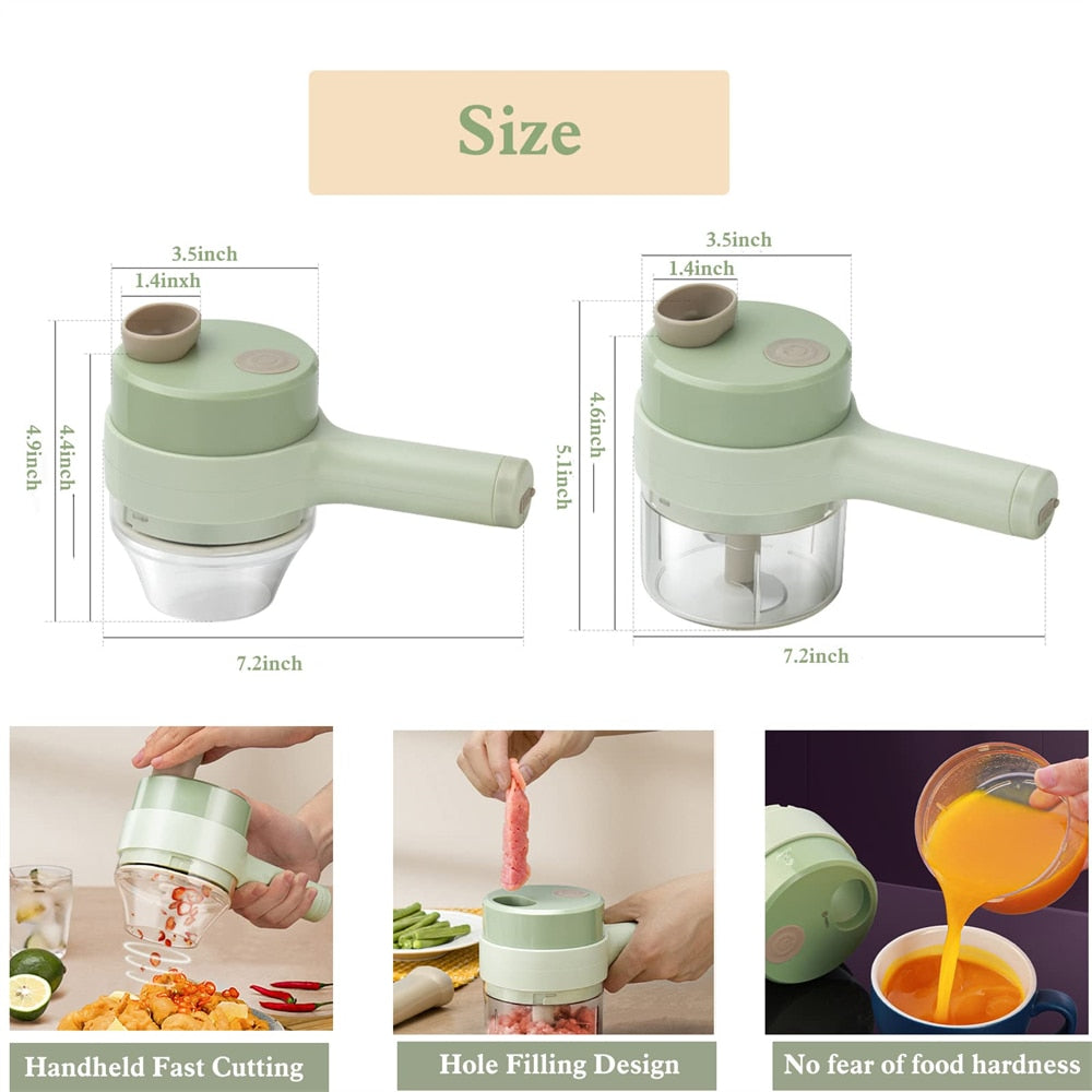 Handheld Portable Kitchen Cutter & Shredder