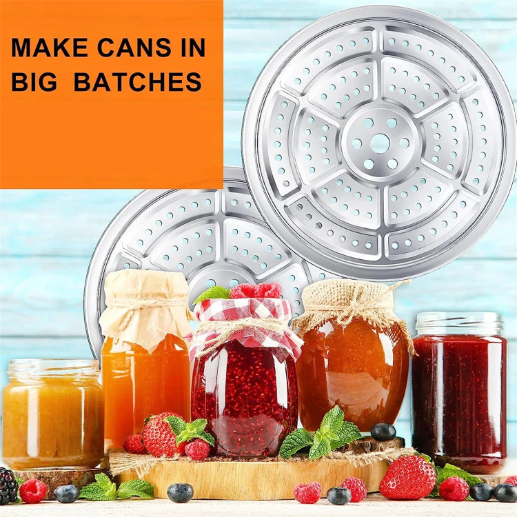 Stainless Steel Pressure Canning Rack (18cm–26cm)