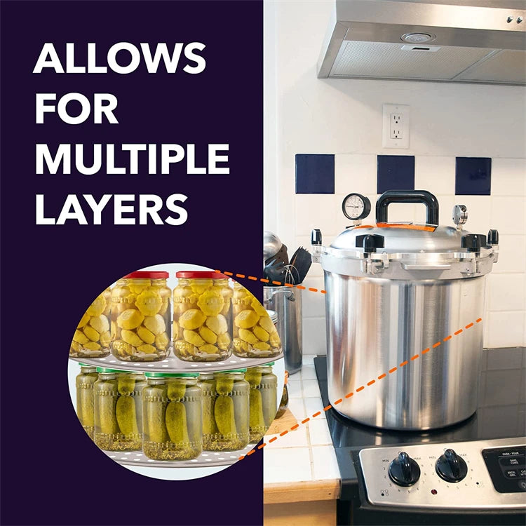 Stainless Steel Pressure Canning Rack (18cm–26cm)