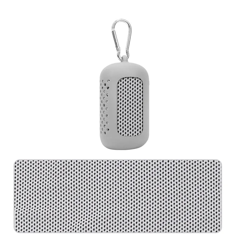 Cooling Sports Towel with Silicone Case