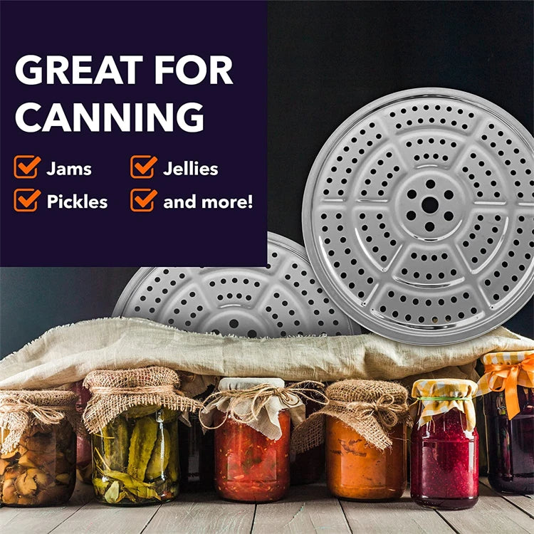 Stainless Steel Pressure Canning Rack (18cm–26cm)