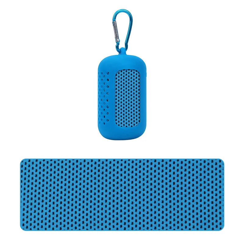 Cooling Sports Towel with Silicone Case
